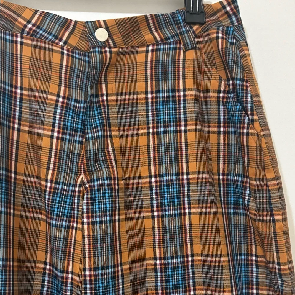 Collina Strada Plaid Orange GRR Trousers - Picture 4 of 6